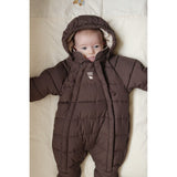 Konges Sløjd Chocolate Brown Alpi Baby Suit Grs