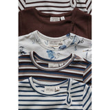Petit Piao Chestnut Striped Ppsky L_S Body