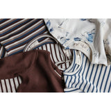 Petit Piao Chestnut Striped Ppsky L_S Body
