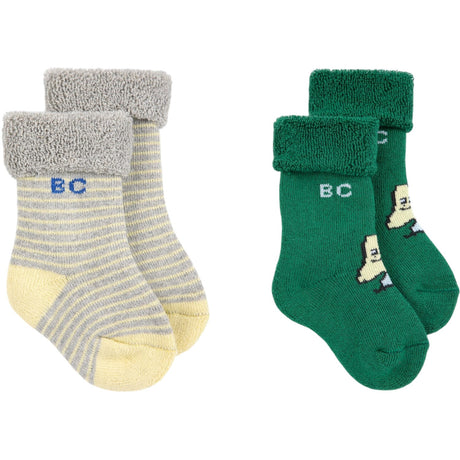 Bobo Choses Green Bc Mush Monster Socks Pack