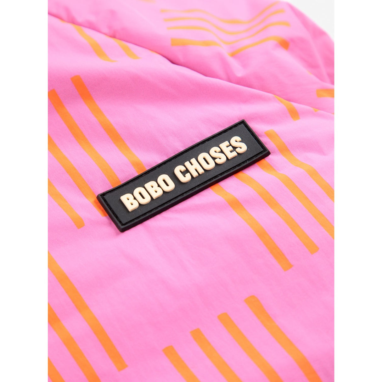 Bobo Choses Fuchsia Almost Moiré All Over Reversible Anorak