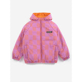 Bobo Choses Fuchsia Almost Moiré All Over Reversible Anorak