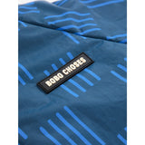 Bobo Choses Navy Blue Almost Moiré All Over Reversible Anorak