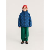 Bobo Choses Navy Blue Almost Moiré All Over Reversible Anorak