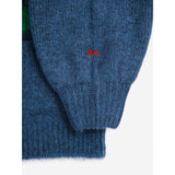 Bobo Choses Midnight Blue Stamp Bloom Cardigan
