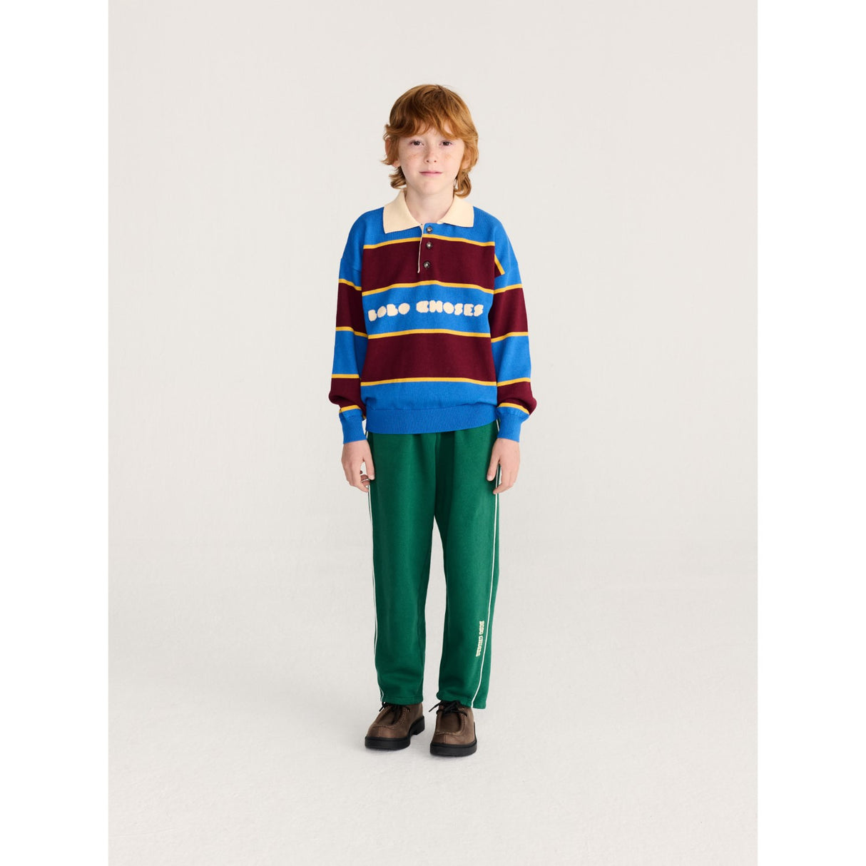 Bobo Choses Dark Green Bobo Choses Straight Jogging Pants