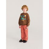 Bobo Choses Dark Brown Lake Monster Sweatshirt