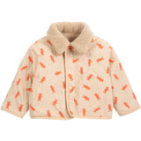 Bobo Choses Light Pink Softpaw Monster Sheepskin Reversible Jacket