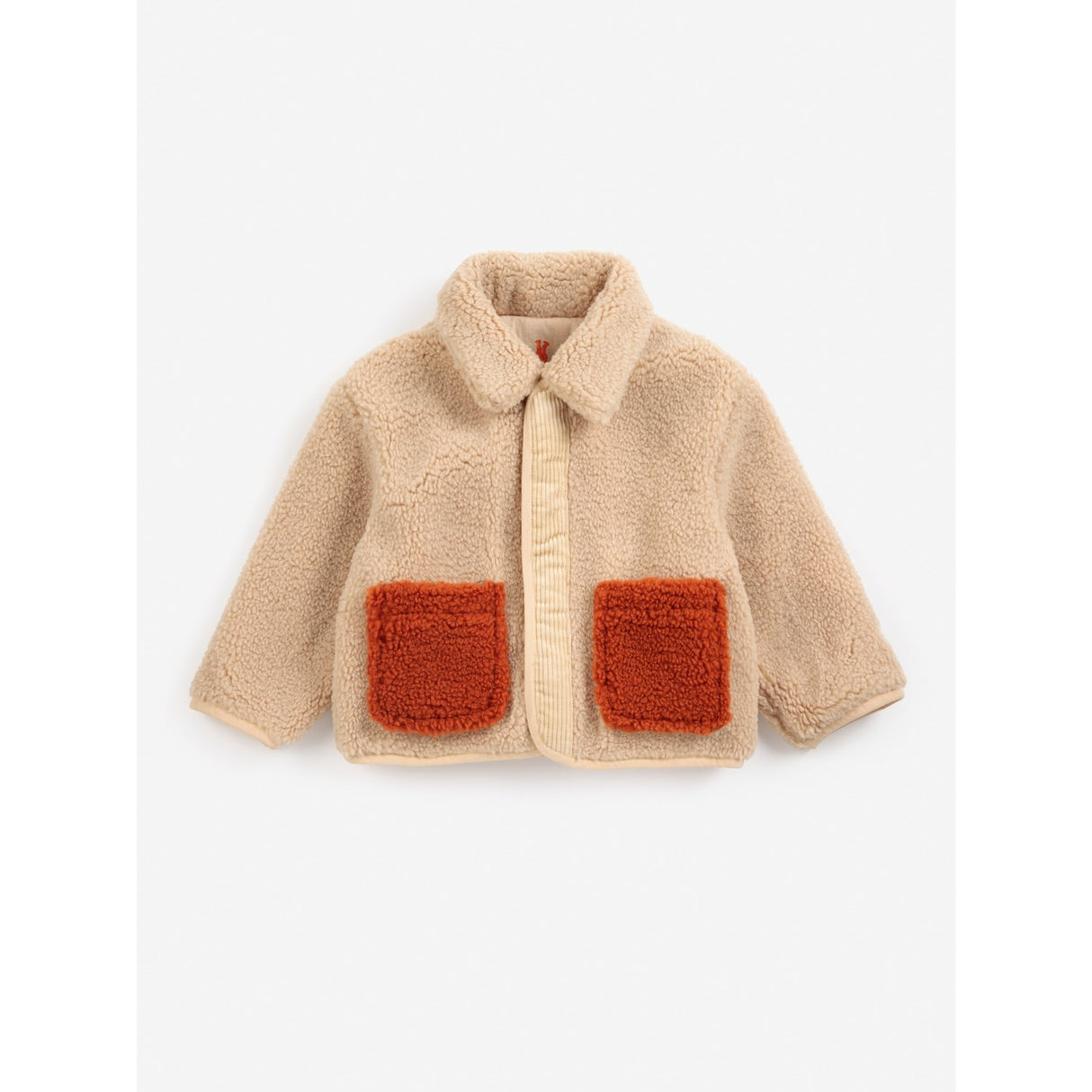 Bobo Choses Light Pink Softpaw Monster Sheepskin Reversible Jacket