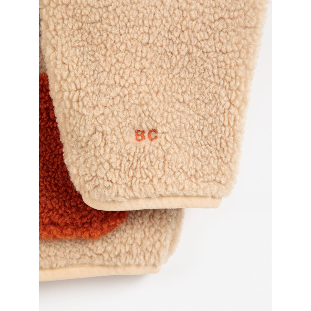 Bobo Choses Light Pink Softpaw Monster Sheepskin Reversible Jacket