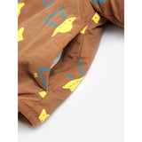 Bobo Choses Brown Pixel Abduction Sheepskin Reversible Jacket