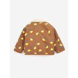 Bobo Choses Brown Pixel Abduction Sheepskin Reversible Jacket