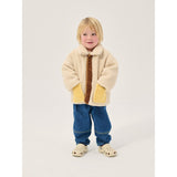 Bobo Choses Brown Pixel Abduction Sheepskin Reversible Jacket