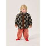 Bobo Choses Dark Grey Almost Moiré All Over Sheepskin Jacket