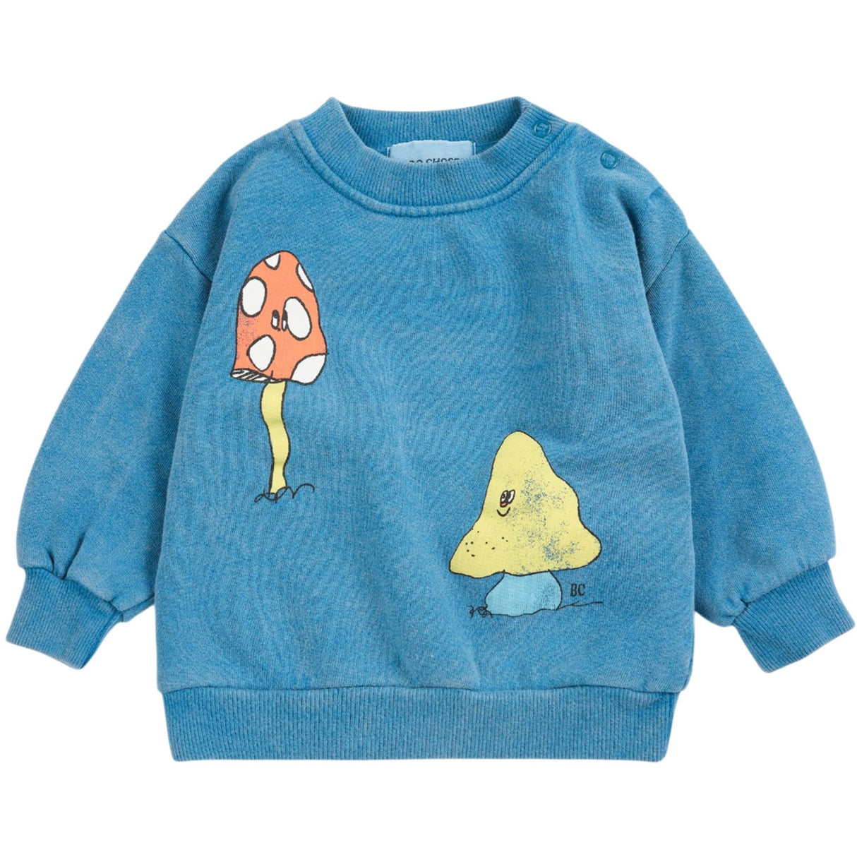 Bobo Choses Blue Mush Monster Duo Sweatshirt