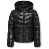 kids ONLY Black Kogkajsa Light Quilt Hood Jkt Otw Noos
