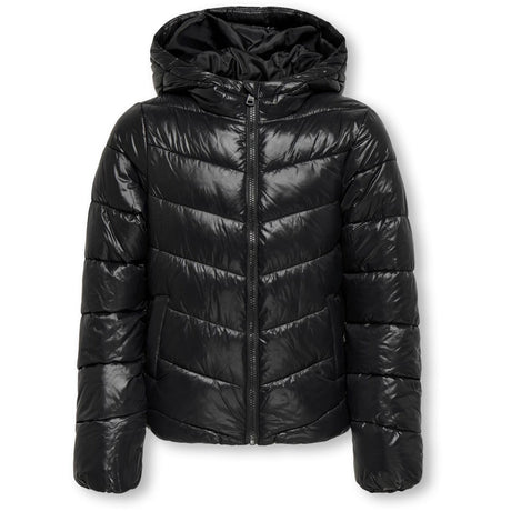 kids ONLY Black Kogkajsa Light Quilt Hood Jkt Otw Noos