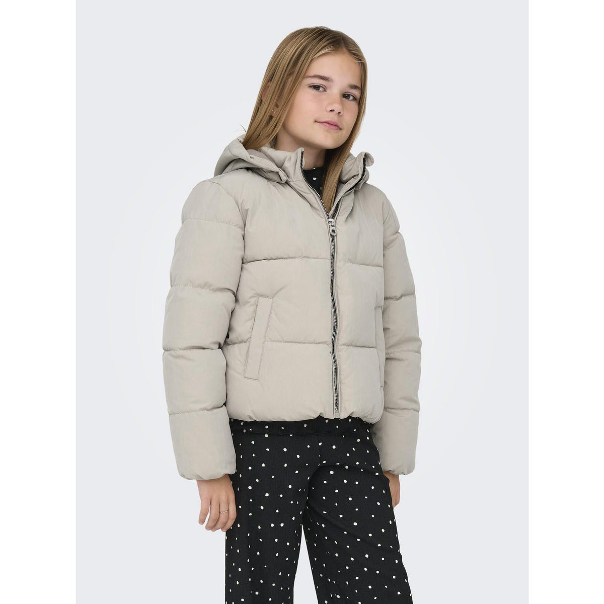 kids ONLY Pumice Stone Kogdolly Life Sht Puffer Jacket Otw Noos