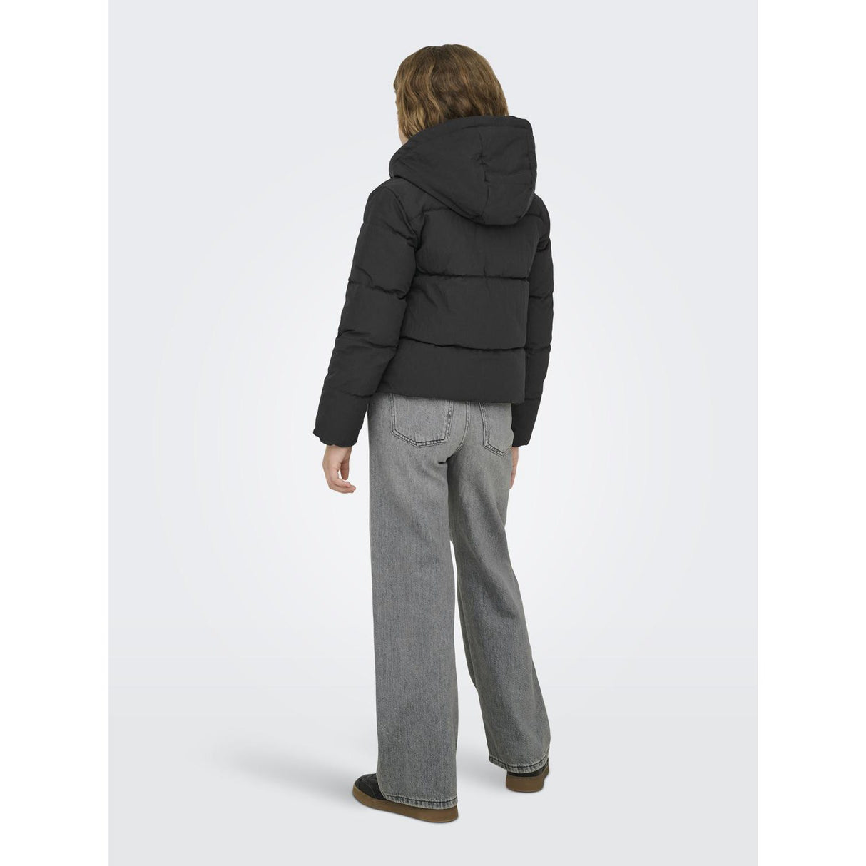 kids ONLY Black Kogdolly Life Sht Puffer Jacket Otw Noos