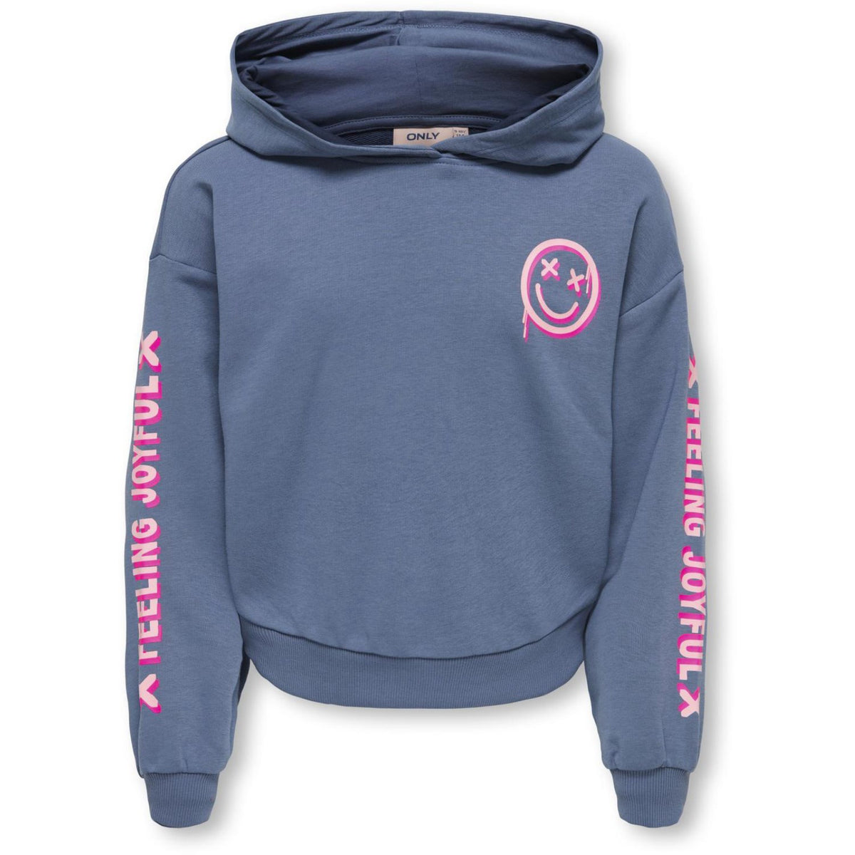 kids ONLY Vintage Indigo Carefree Kogsmile Life L/S Hood Ub Swt Noos