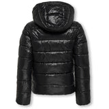kids ONLY Black Kogkajsa Light Quilt Hood Jkt Otw Noos