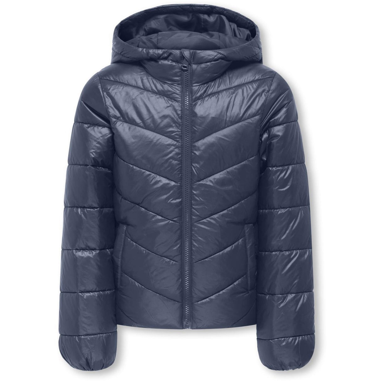 kids ONLY Vintage Indigo Kogkajsa Light Quilt Hood Jkt Otw Noos