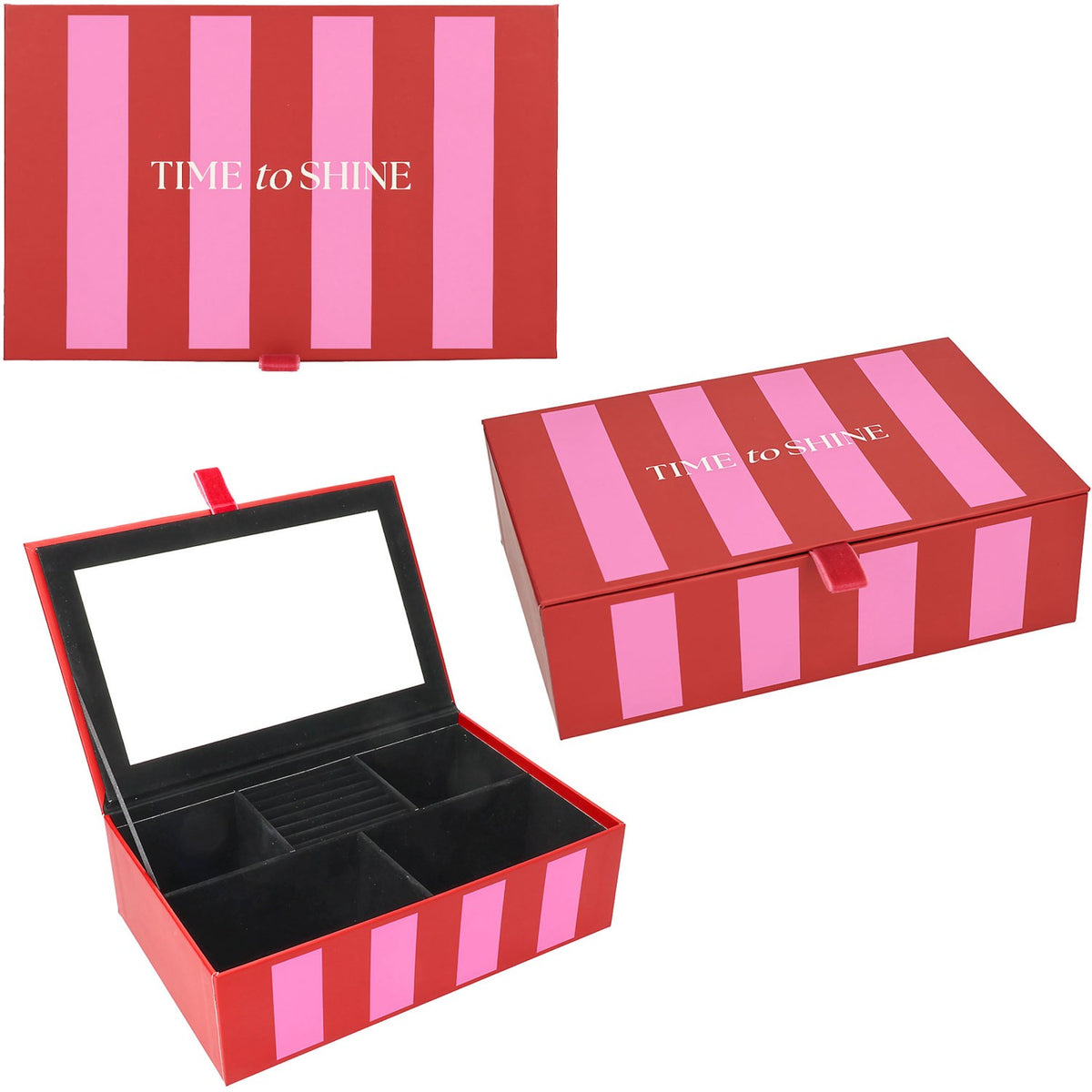 TRENDS by Depesche Stribes Lovies Jewellery Box
