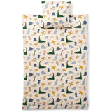 LIEWOOD Dino Roar / Sandy Ingeborg Junior Printed Bedding