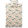 LIEWOOD Dino Roar / Sandy Ingeborg Junior Printed Bedding