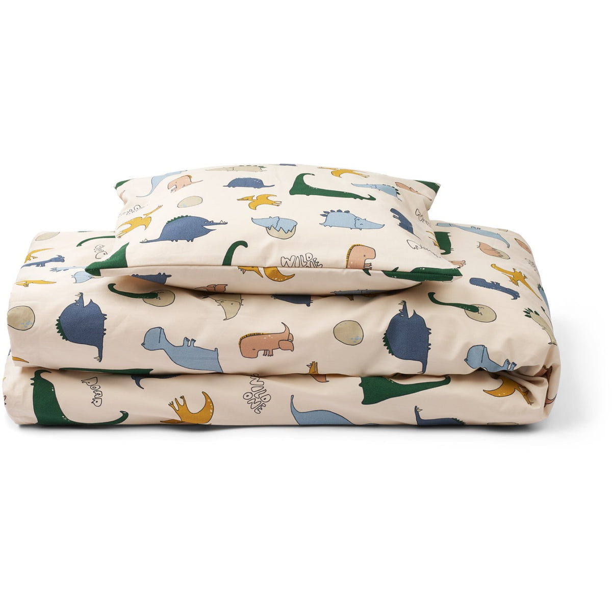 LIEWOOD Dino Roar / Sandy Ingeborg Junior Printed Bedding