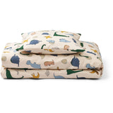 LIEWOOD Dino Roar / Sandy Ingeborg Junior Printed Bedding