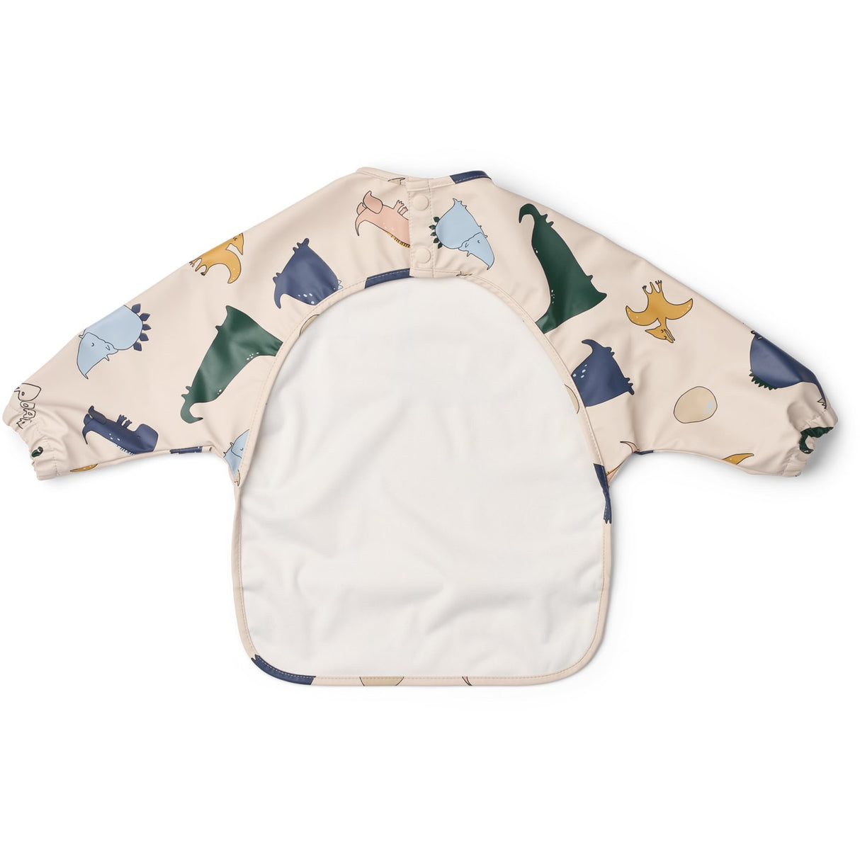 LIEWOOD Dino Roar / Sandy Merle Printed Cape Bib