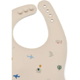 LIEWOOD Flying / Sandy Ember Printed Bib 2-pack