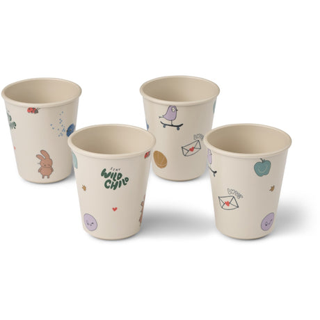 LIEWOOD Tamtam / Sandy Lana Cup 4-Pack