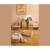 LIEWOOD Peach / Sea Shell Weston Printed Storage Box M 2-pack