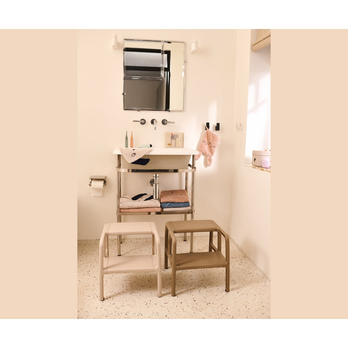 LIEWOOD Oat Melanie 2-Step Stool