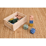 LIEWOOD Beach Blue Multi Mix Veda Multifunctional Building Blocks 18-pack