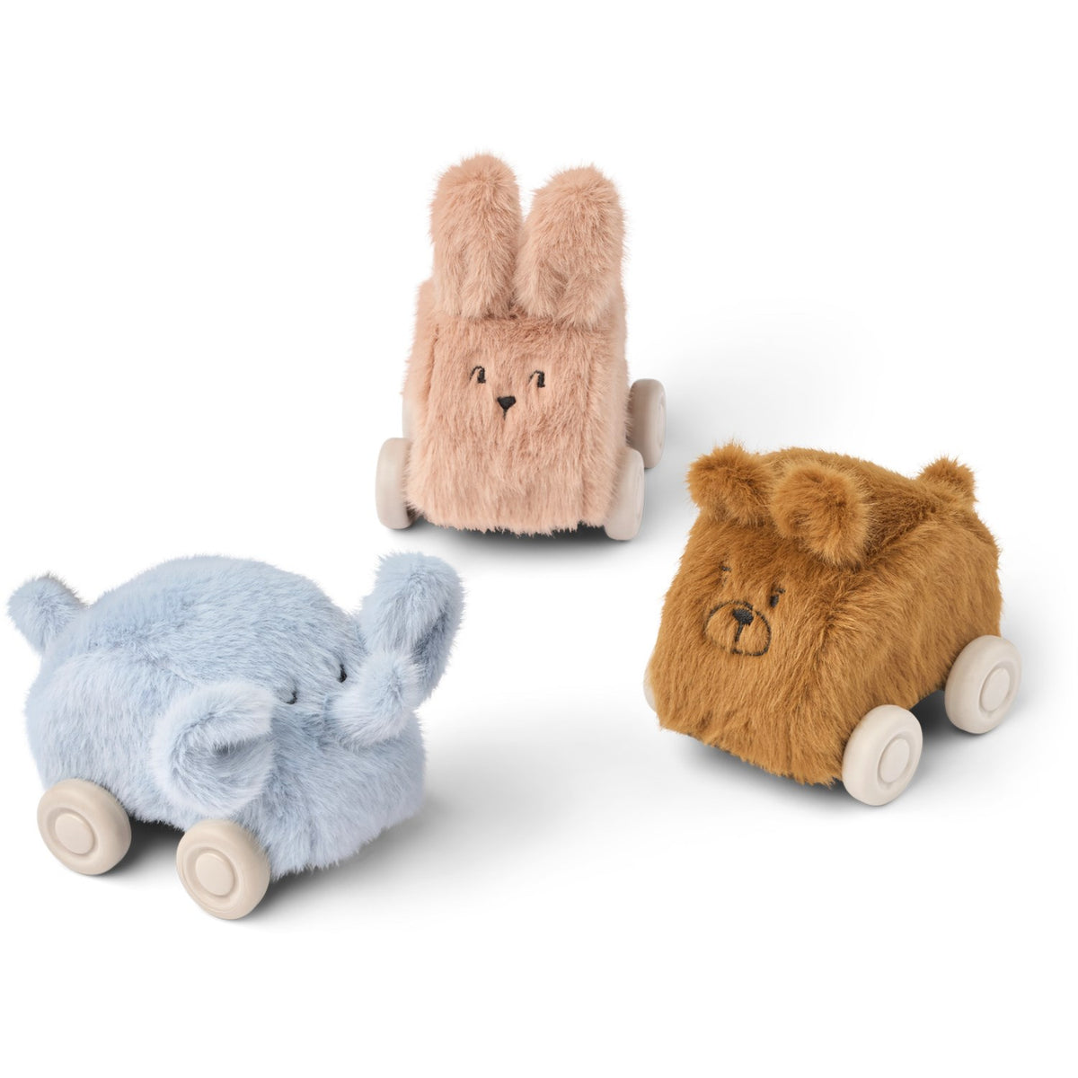 LIEWOOD Pale Tuscany Mix Ansel Plush Car 3-pack