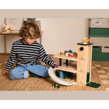 LIEWOOD Beach Blue Multi Mix Jordy Wooden Multi Play Parking Tower