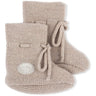 Lillelam Beige Baby Booties Classic