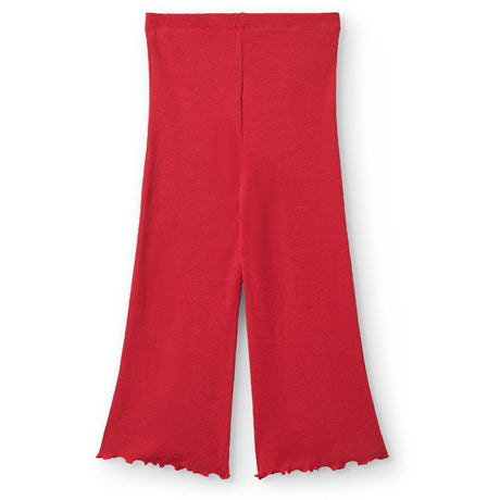 COPENHAGEN COLORS Red Modal Rib Wide Pants