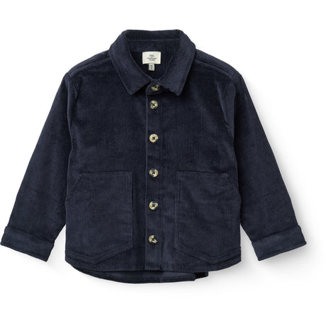 COPENHAGEN COLORS Navy Corduroy Overshirt