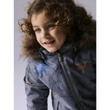 Name It Mockingbird Dinosaur Snow10 Suit AOP Fo Noos