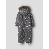 Name It Blackened Pearl Vehicles Adventures Nmmsnow10 Suit Aop Fo Noos