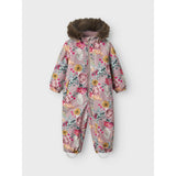 Name It Woodrose Flower Rabbit Nmfsnow10 Suit Aop Fo Noos