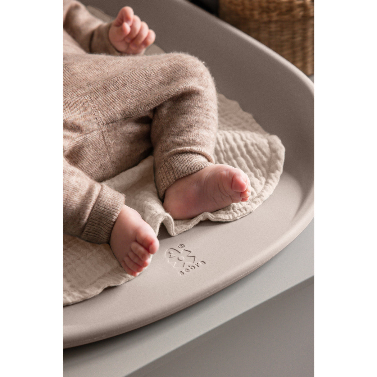 Sebra Birchbark Rose Changing Mat