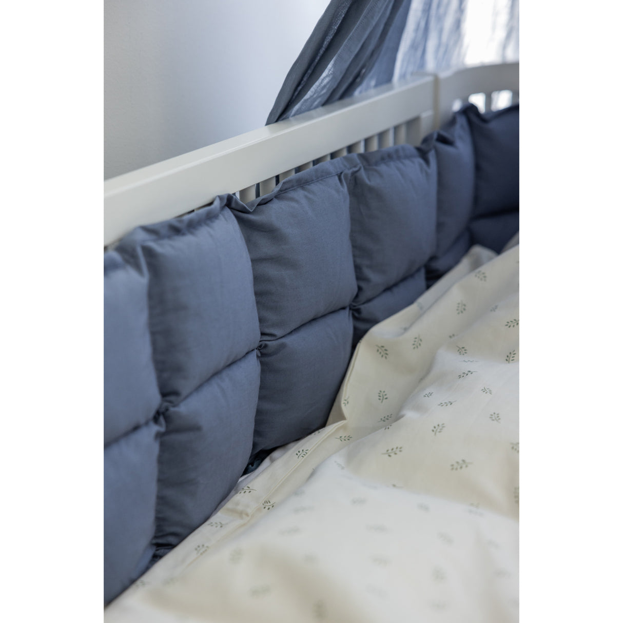 Sebra Forest Lake Blue Baby Bumper Kapok