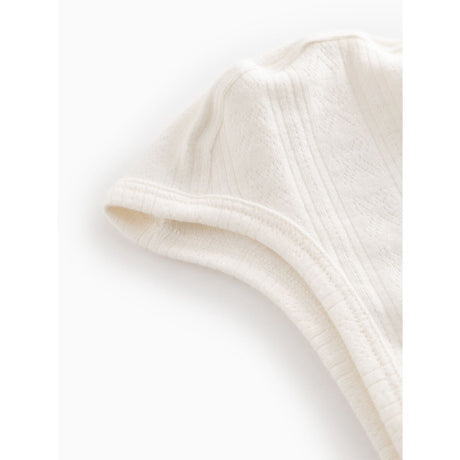 MarMar Modal Pointelle Gentle White Hoody Helmet