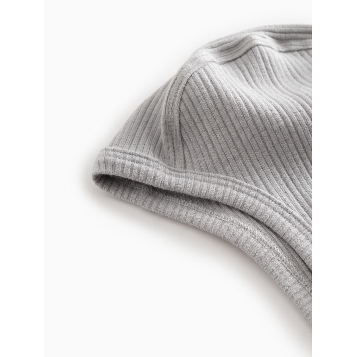 MarMar Modal Pointelle Rib Blue Haze Hoody Helmet