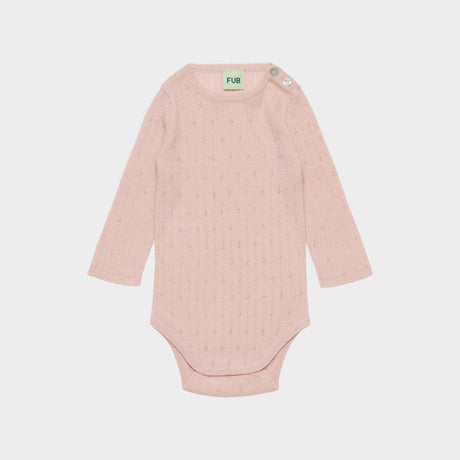 FUB Pale Rose Baby Pointelle Body